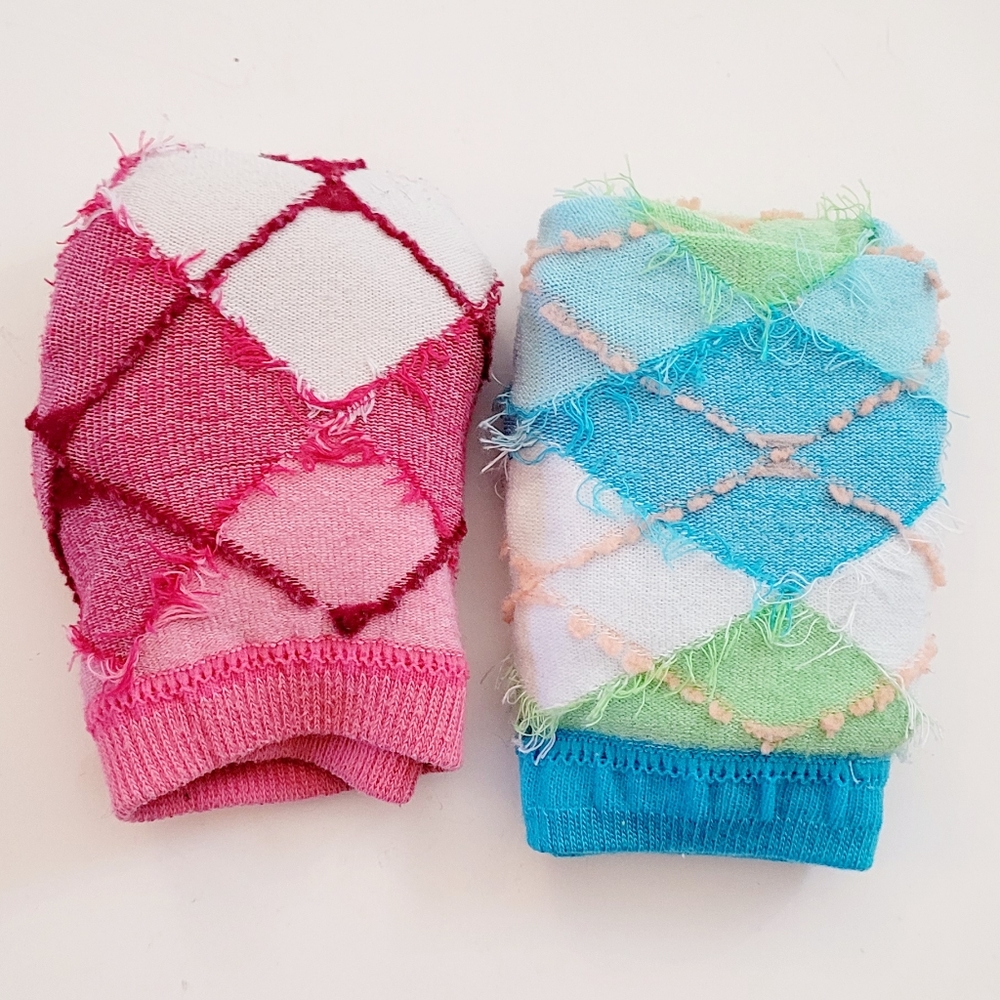 2pk Argyle tall socks